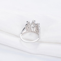 CZ Diamond Imperial Queen Krone Fingerring (CRI01003)